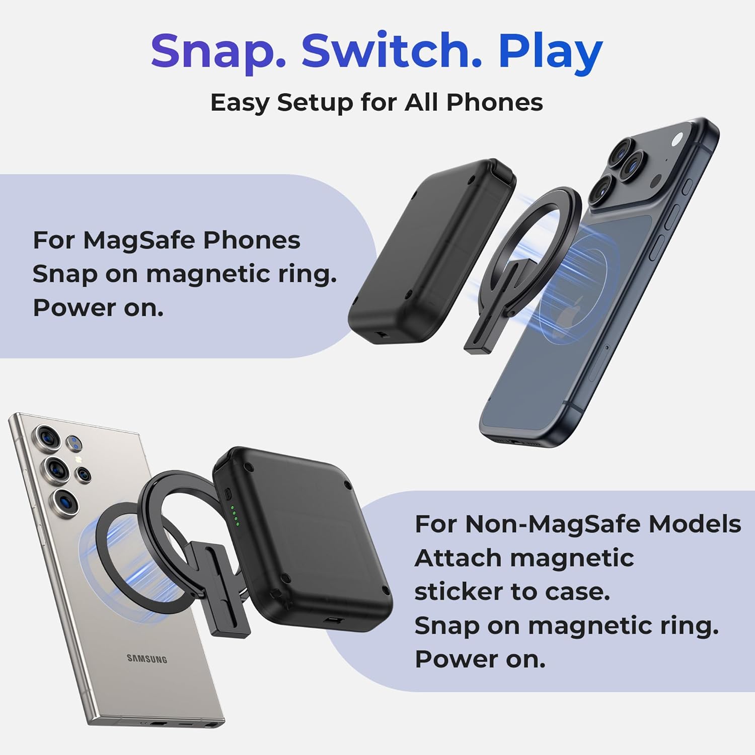 Retro Gaming On Phone - Controller di Gioco Mobile M4 Snap-On