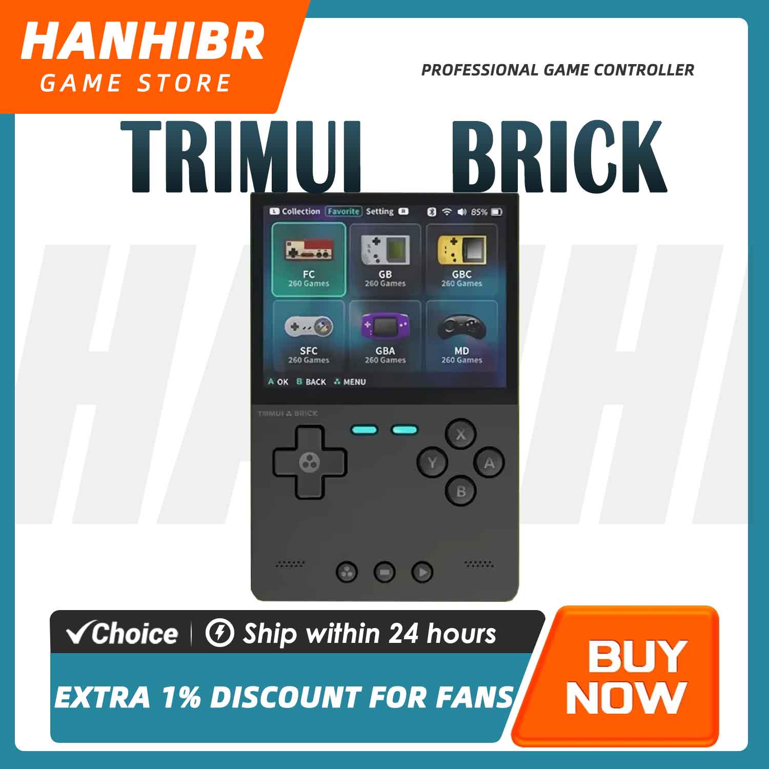 Retro Gaming Linux - Console Portatile Retro TRIMUI BRICK CNC
