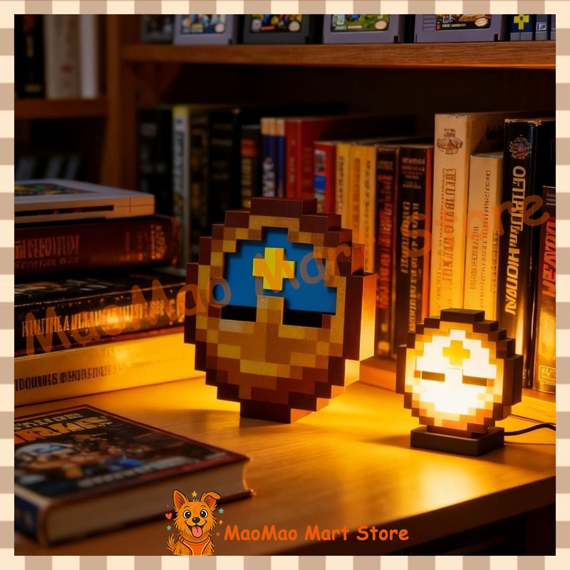 Retro Gaming Theme - Chic Retro Pixel Art Style Orologio