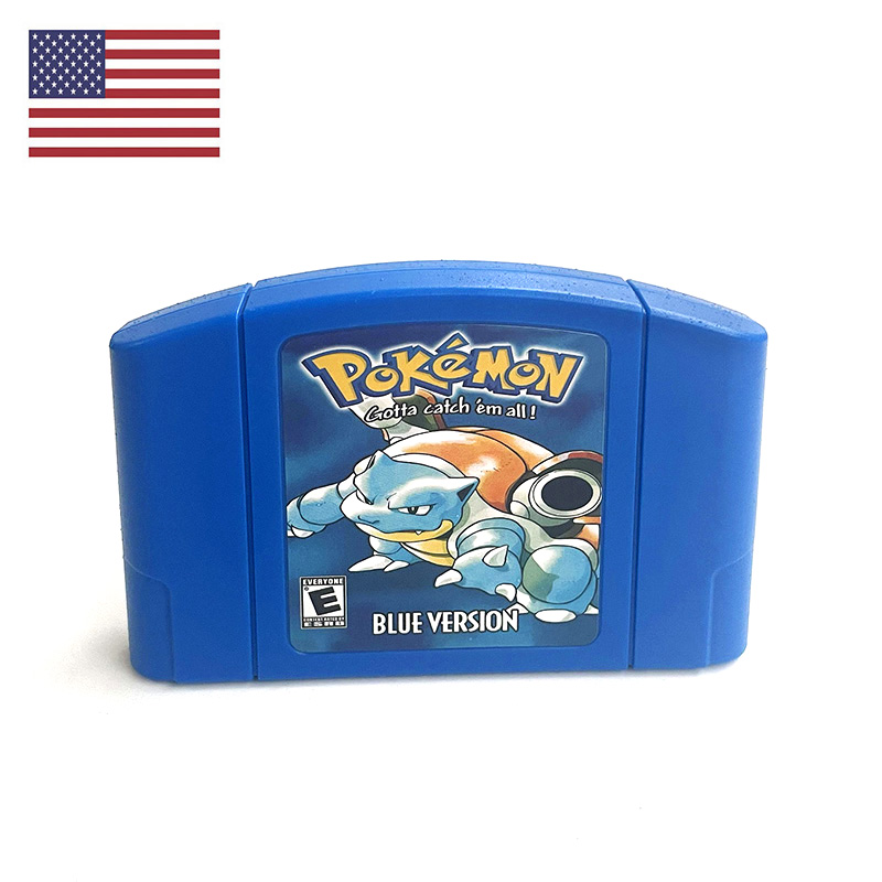 Retro Gaming Setup - Versione USA NTSC Inglese Pokemon Blu