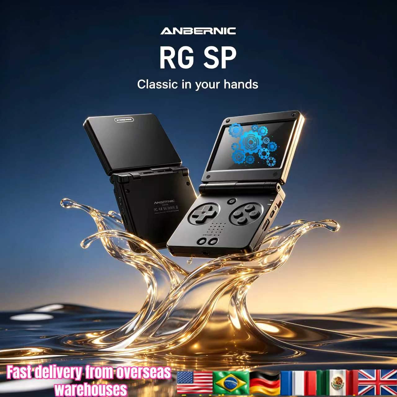 Retro Gaming Anbernic - Console di gioco portatile Anbernic RGSP