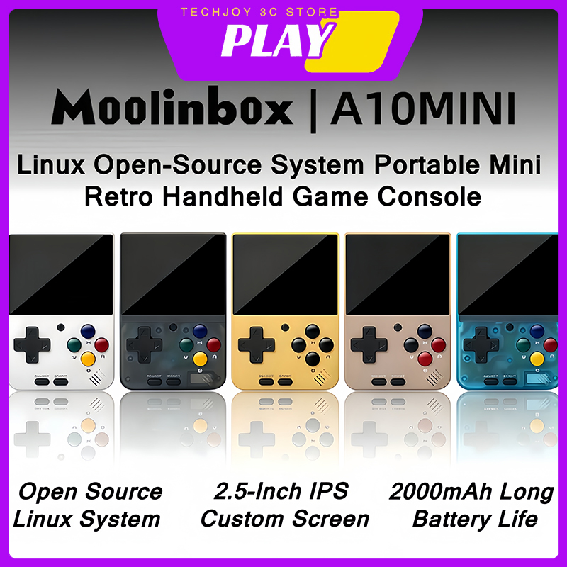 Retro Gaming Linux - Moolinbox A10Mini Console di Gioco Portatile