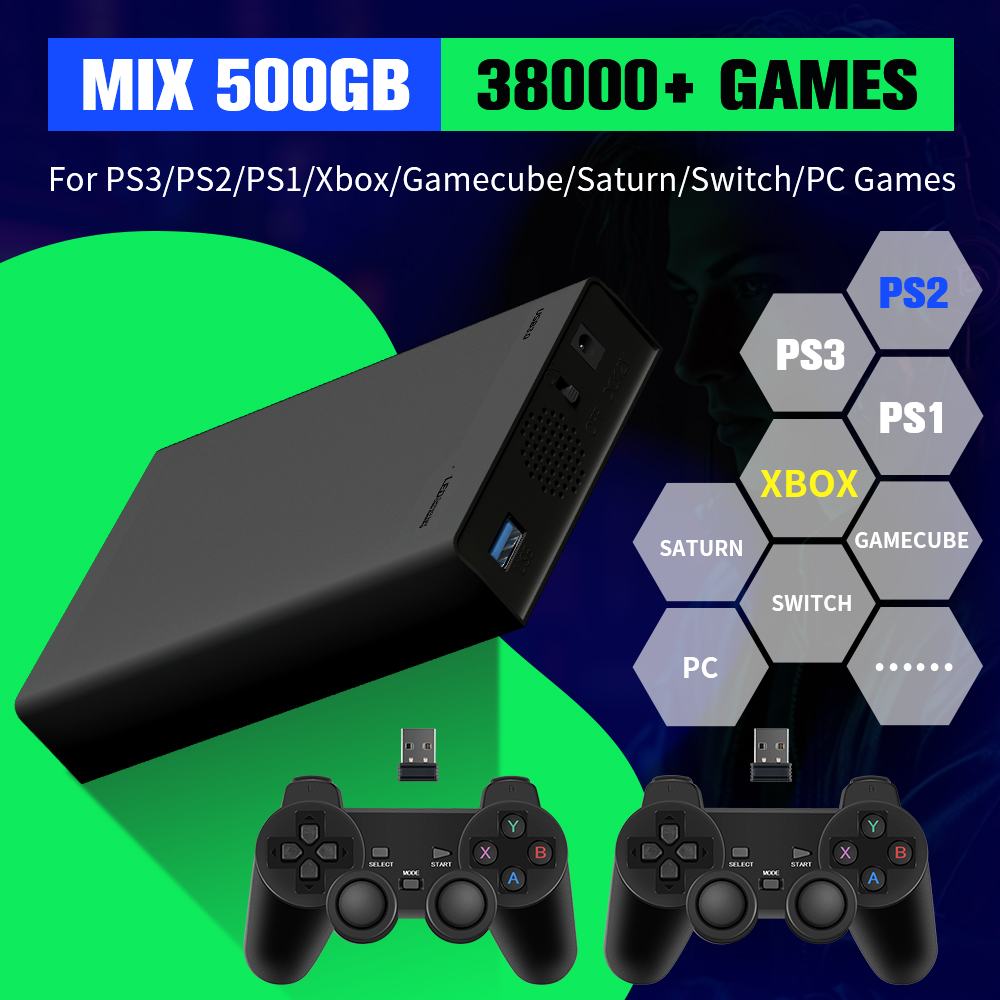 Retro Gaming Mini Pc - Hard disk da 500 GB con
