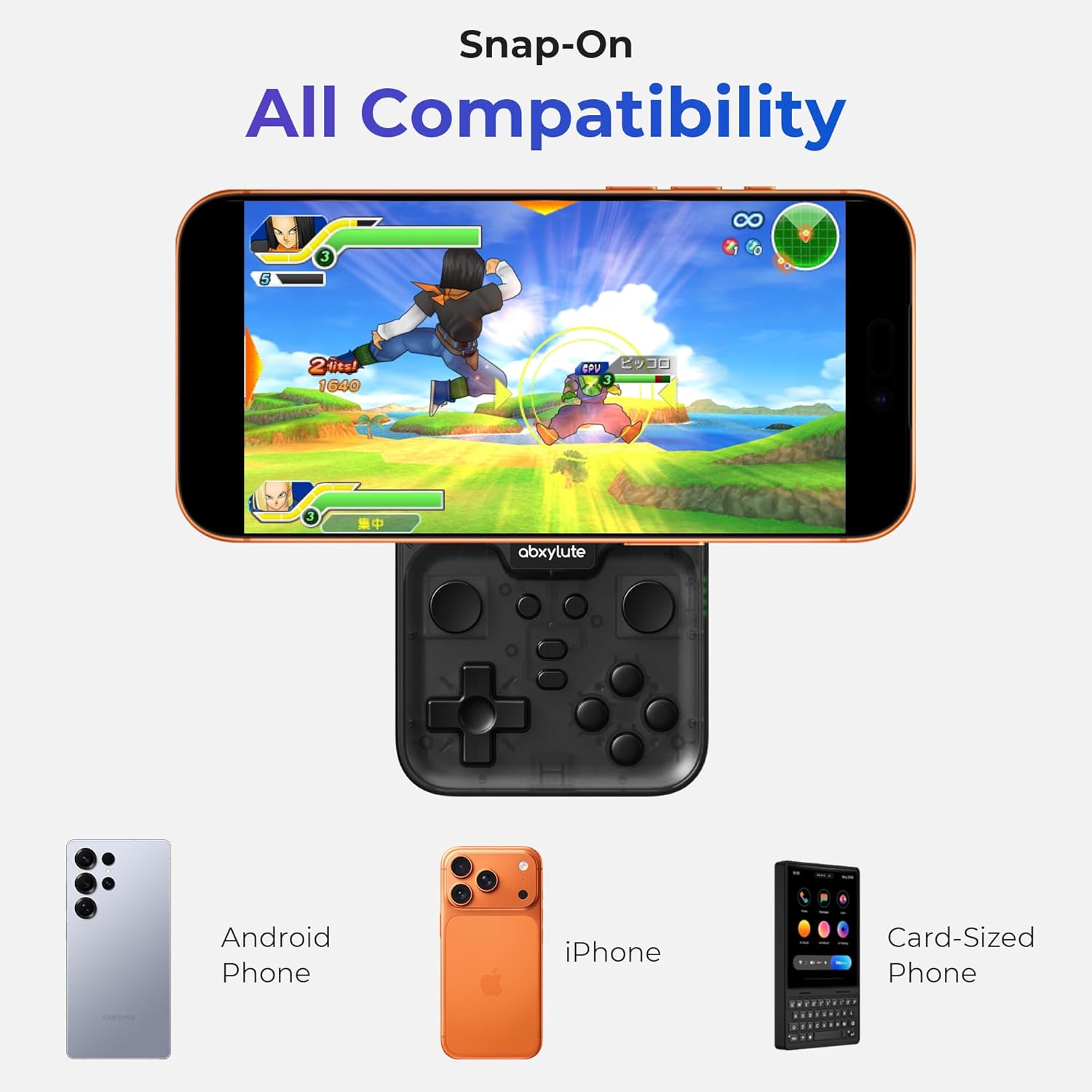 Retro Gaming On Phone - Controller di Gioco Mobile M4 Snap-On