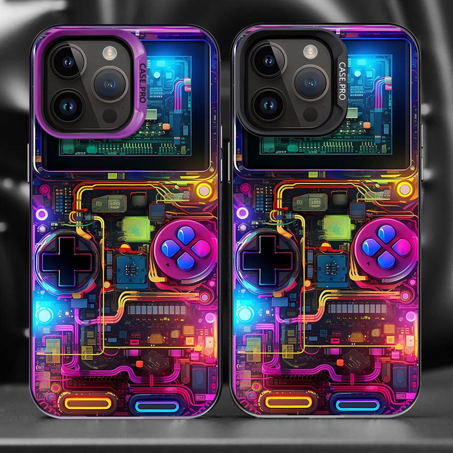 Retro Gaming Theme - Custodia per telefono modello console di