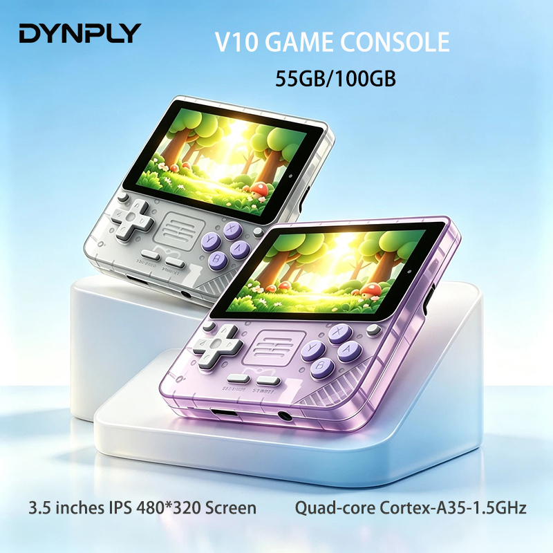 Retro Gaming Linux - POWKIDDY V10 Console di Gioco Portatile