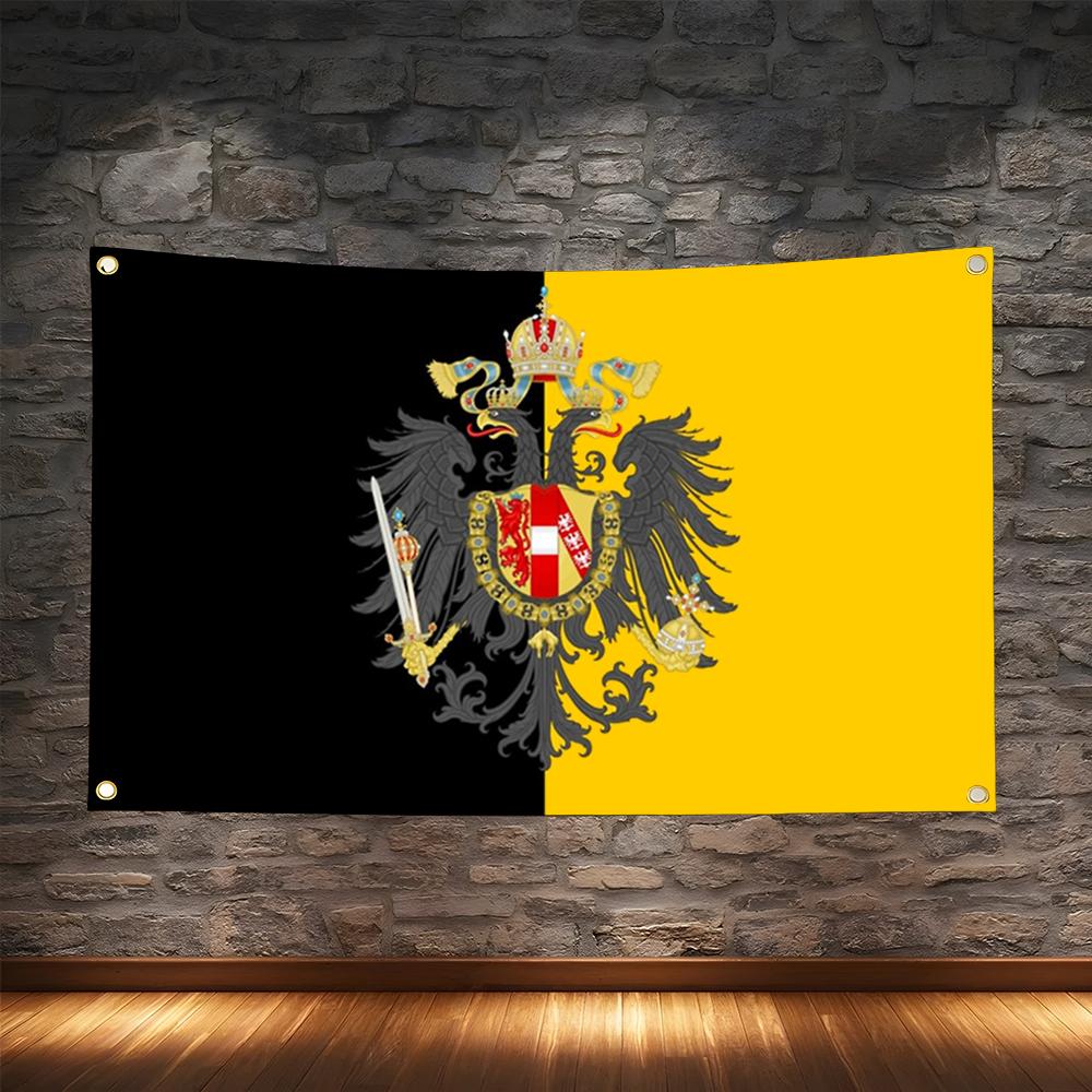 Retro Gaming Banner - 1 Pezzo Bandiera Austriaca Famosa Stile