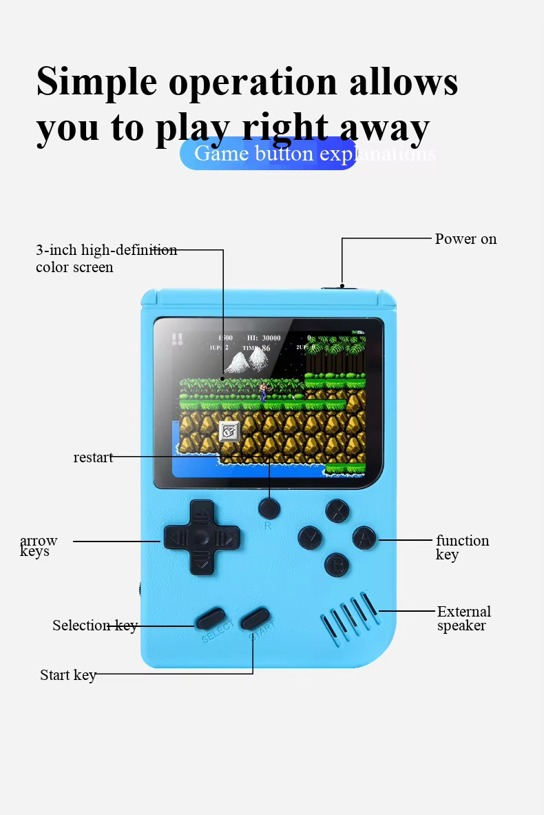 Console di gioco portatile ret - Retro Gaming Theme recensione e prezzo