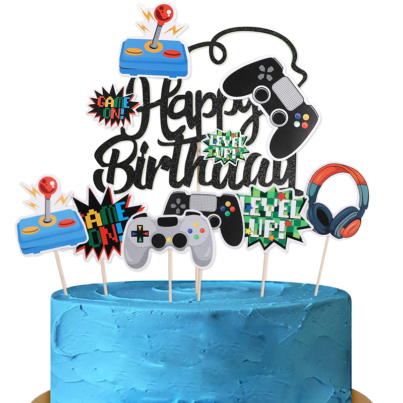 13 pezzi di toppers per torta  - Retro Gaming Theme recensione e prezzo
