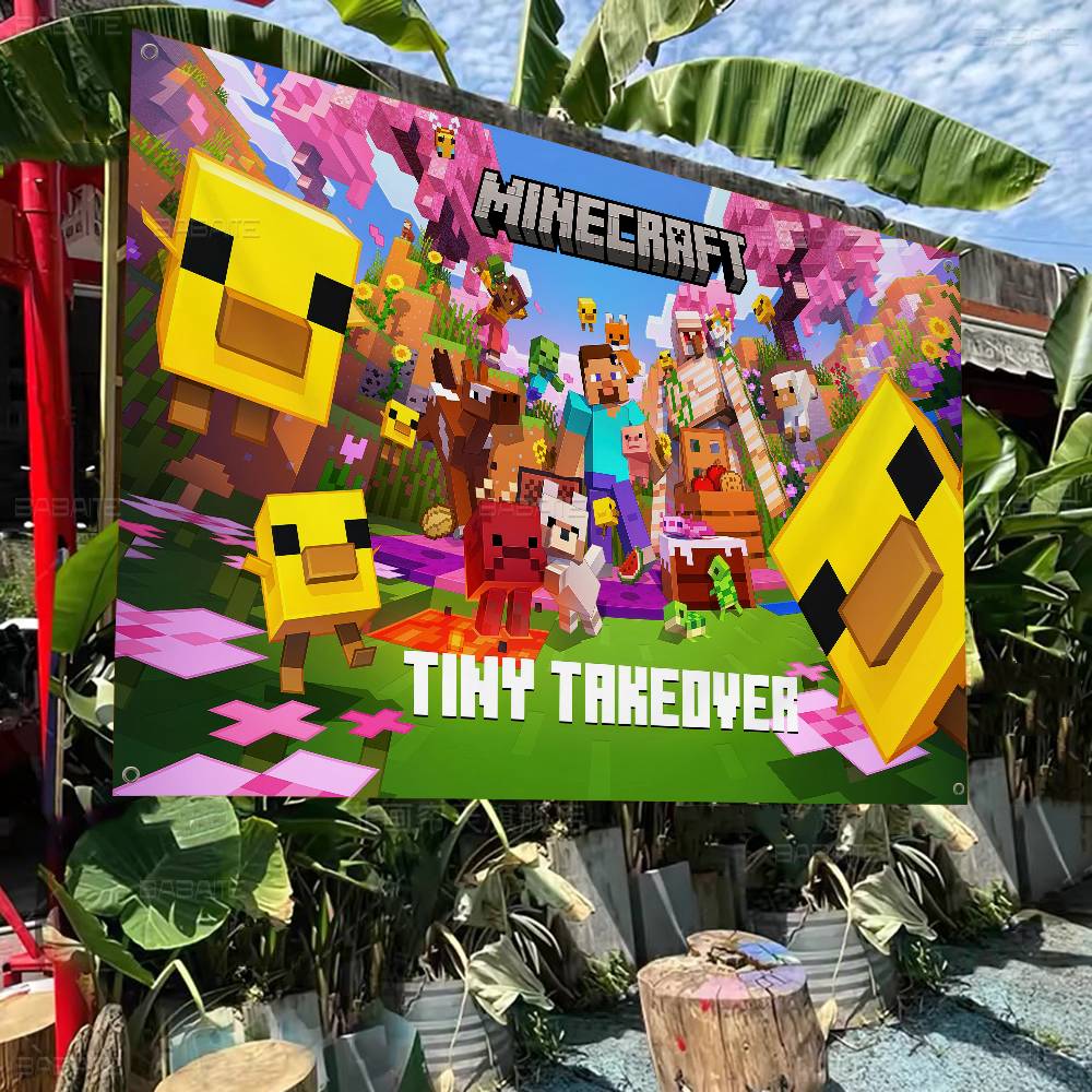 Bandiera Colorata Minecraft St - Retro Gaming Banner recensione e prezzo