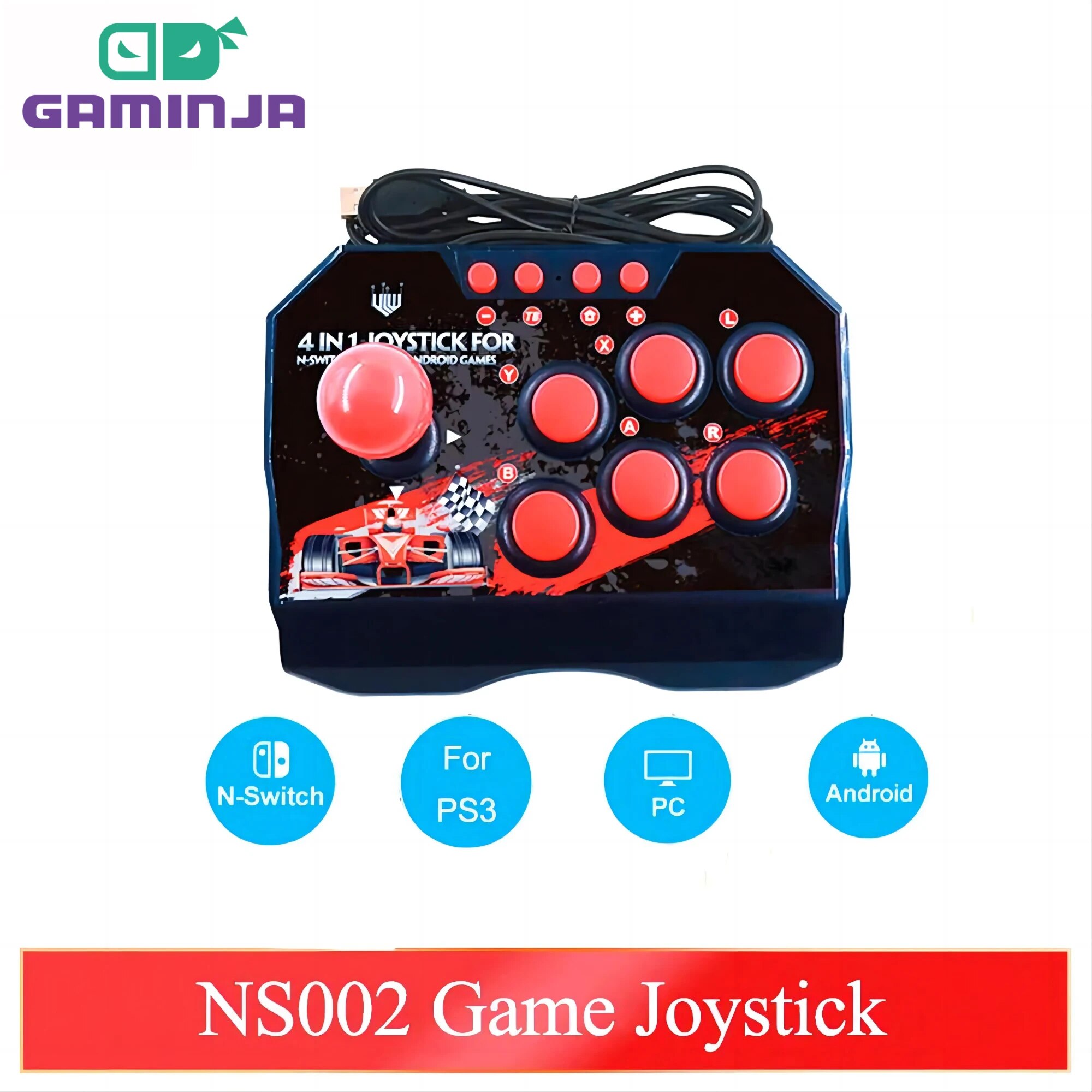 GAMINJA NS002 4 In 1 Retro Arc - Retro Gaming Theme recensione e prezzo