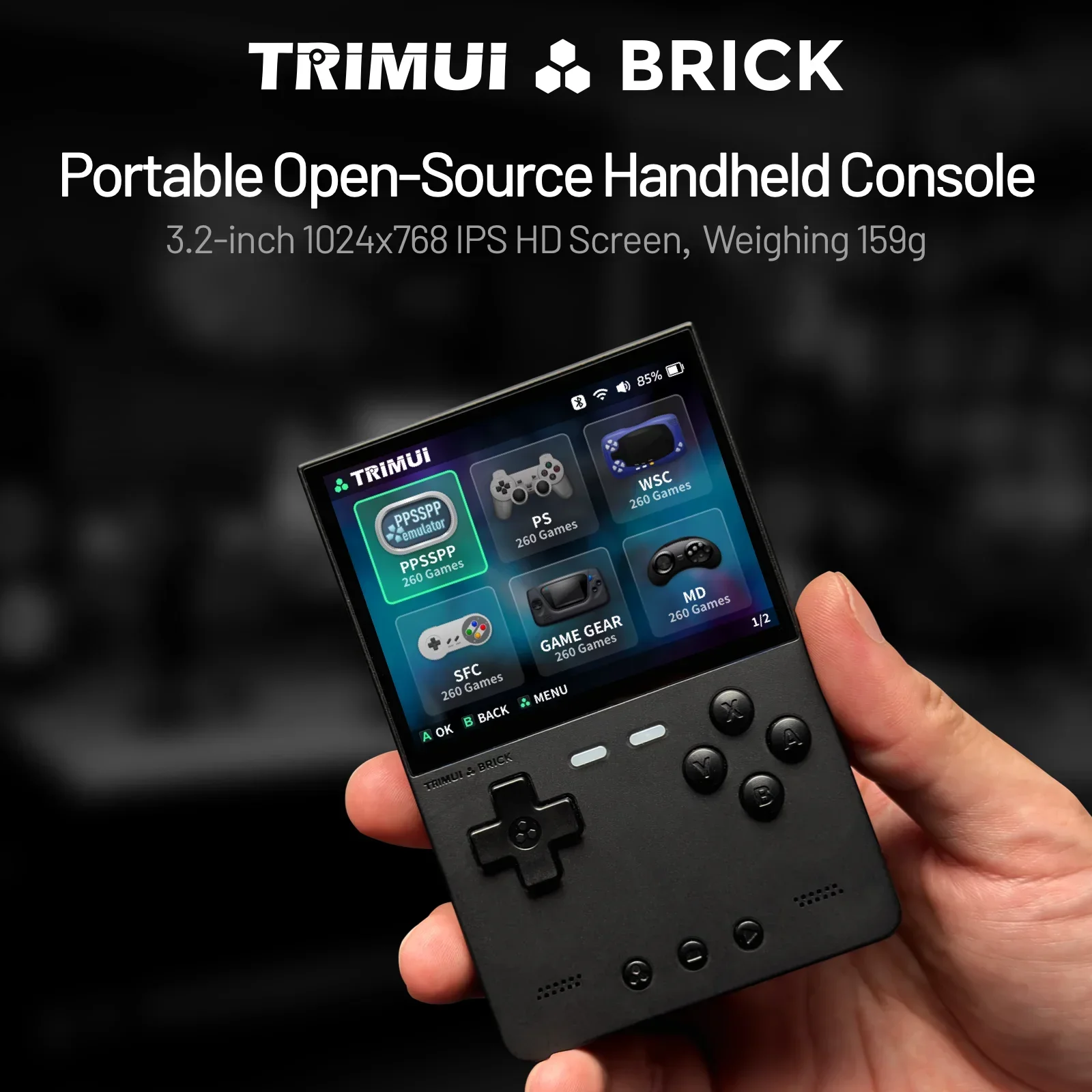 TRIMUI BRICK Console di gioco  - Retro Gaming Linux recensione e prezzo